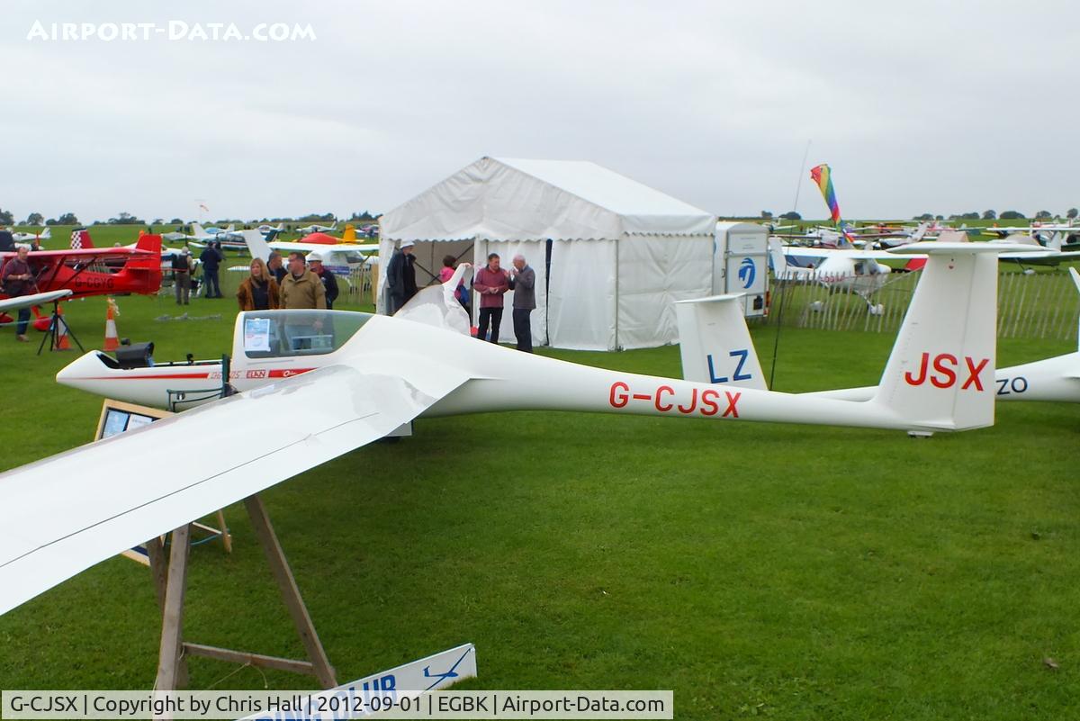 G-CJSX, 1999 Glaser-Dirks DG-505 Elan Orion C/N 5E-200X44, at the LAA Rally 2012, Sywell