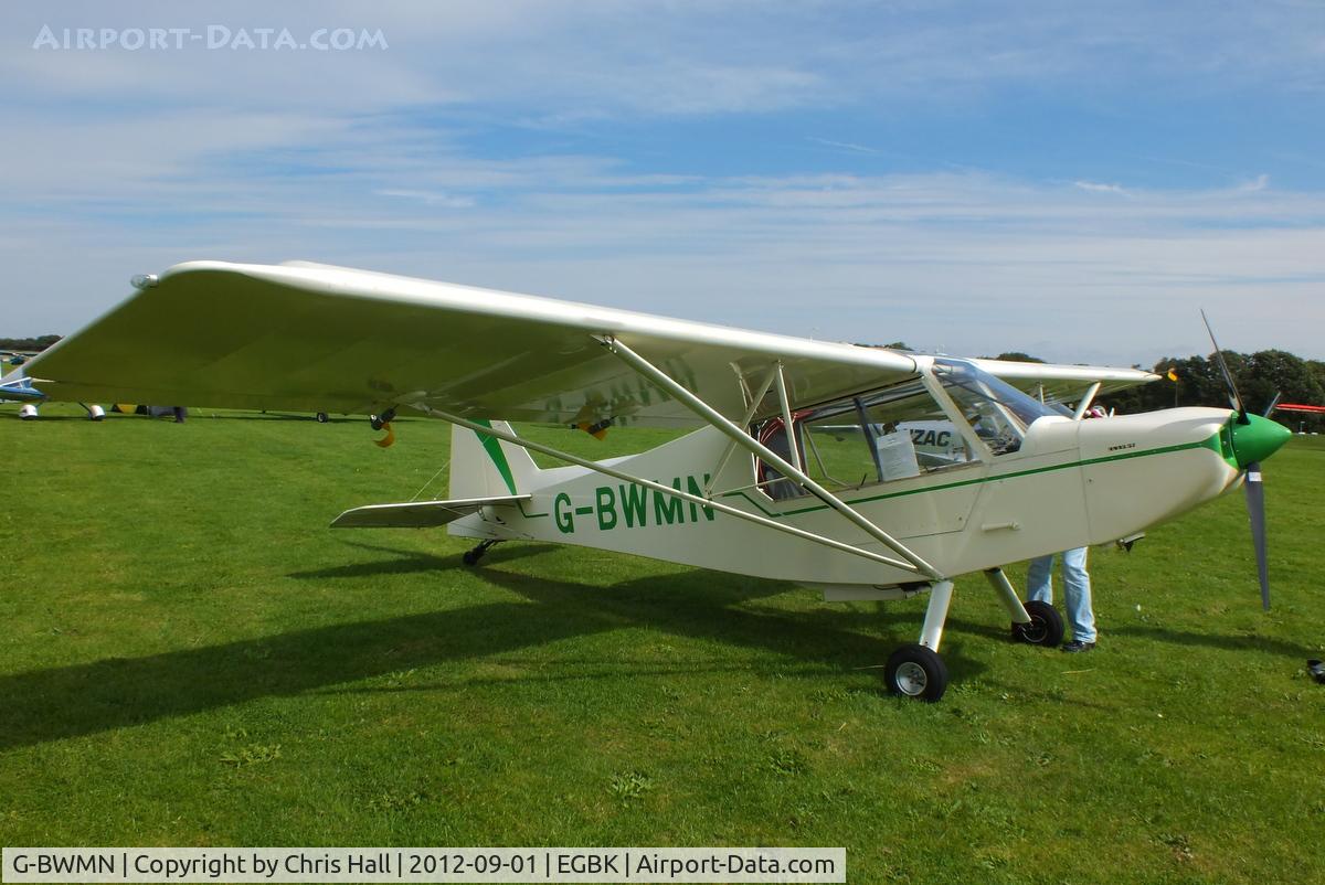 G-BWMN, 1996 Rans S-7 Courier C/N PFA 218-12446, at the LAA Rally 2012, Sywell