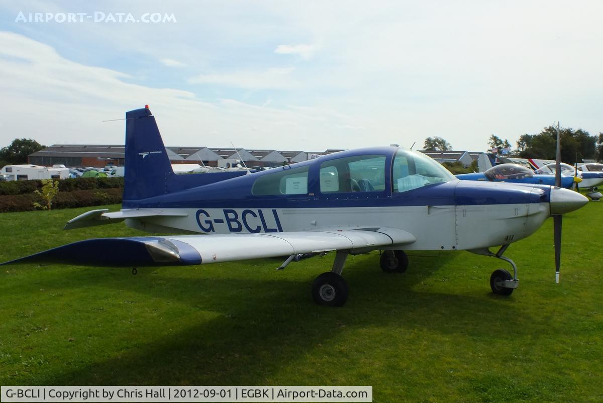 G-BCLI, 1974 Grumman American AA-5 Traveler C/N AA5-0643, at the LAA Rally 2012, Sywell