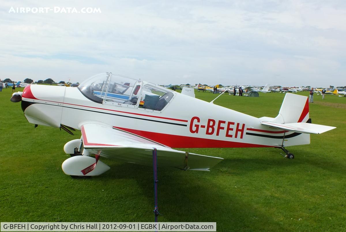 G-BFEH, 1958 Jodel D-117A Gran Tourisme C/N 828, at the LAA Rally 2012, Sywell