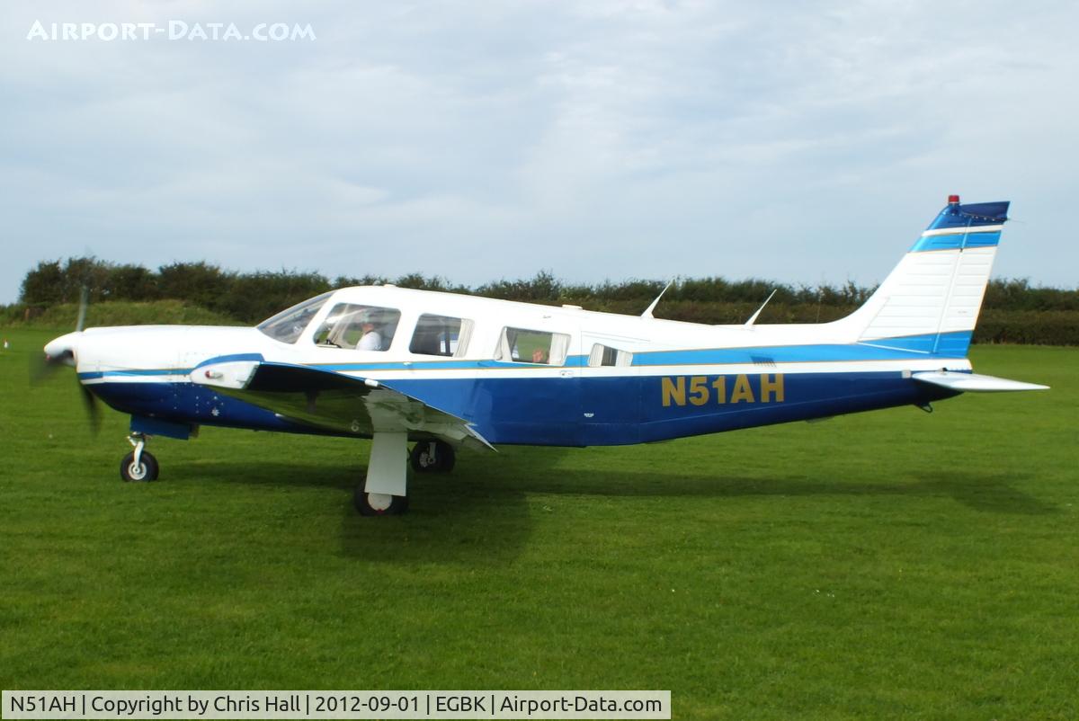 N51AH, 1984 Piper PA-32R-301 C/N 32R-8413017, at the LAA Rally 2012, Sywell