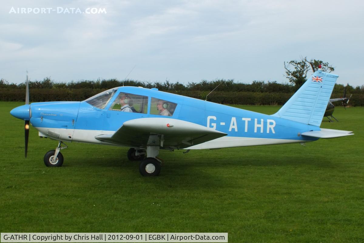 G-ATHR, 1965 Piper PA-28-180 Cherokee C C/N 28-2343, at the LAA Rally 2012, Sywell
