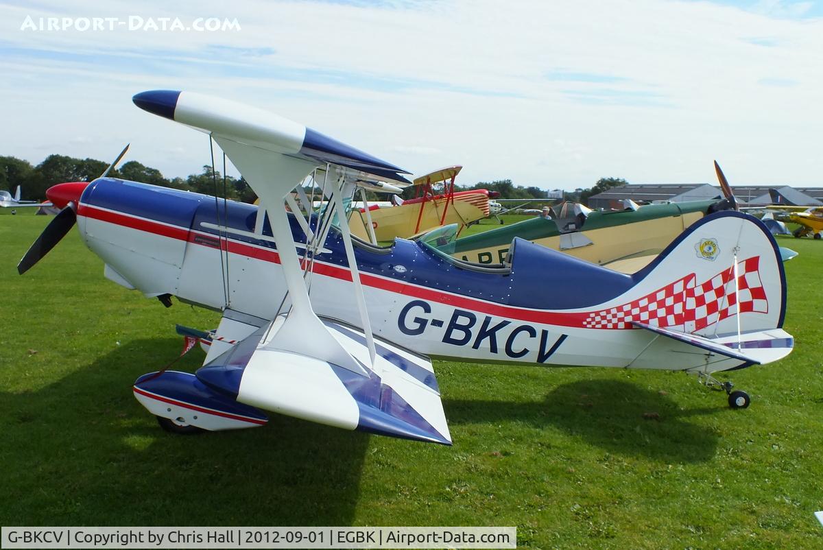 G-BKCV, 1990 EAA Acro Sport II C/N PFA 072A-10776, at the LAA Rally 2012, Sywell