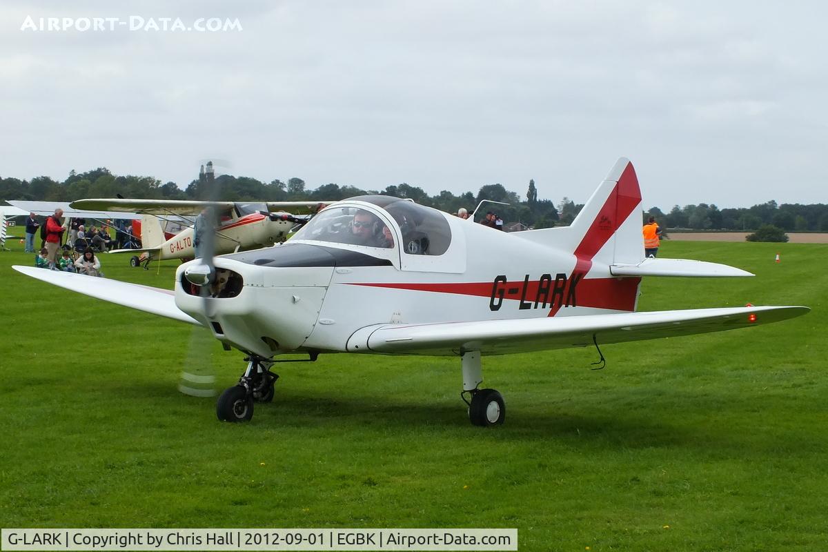 G-LARK, 1970 Helton Lark 95 C/N 9517, at the LAA Rally 2012, Sywell