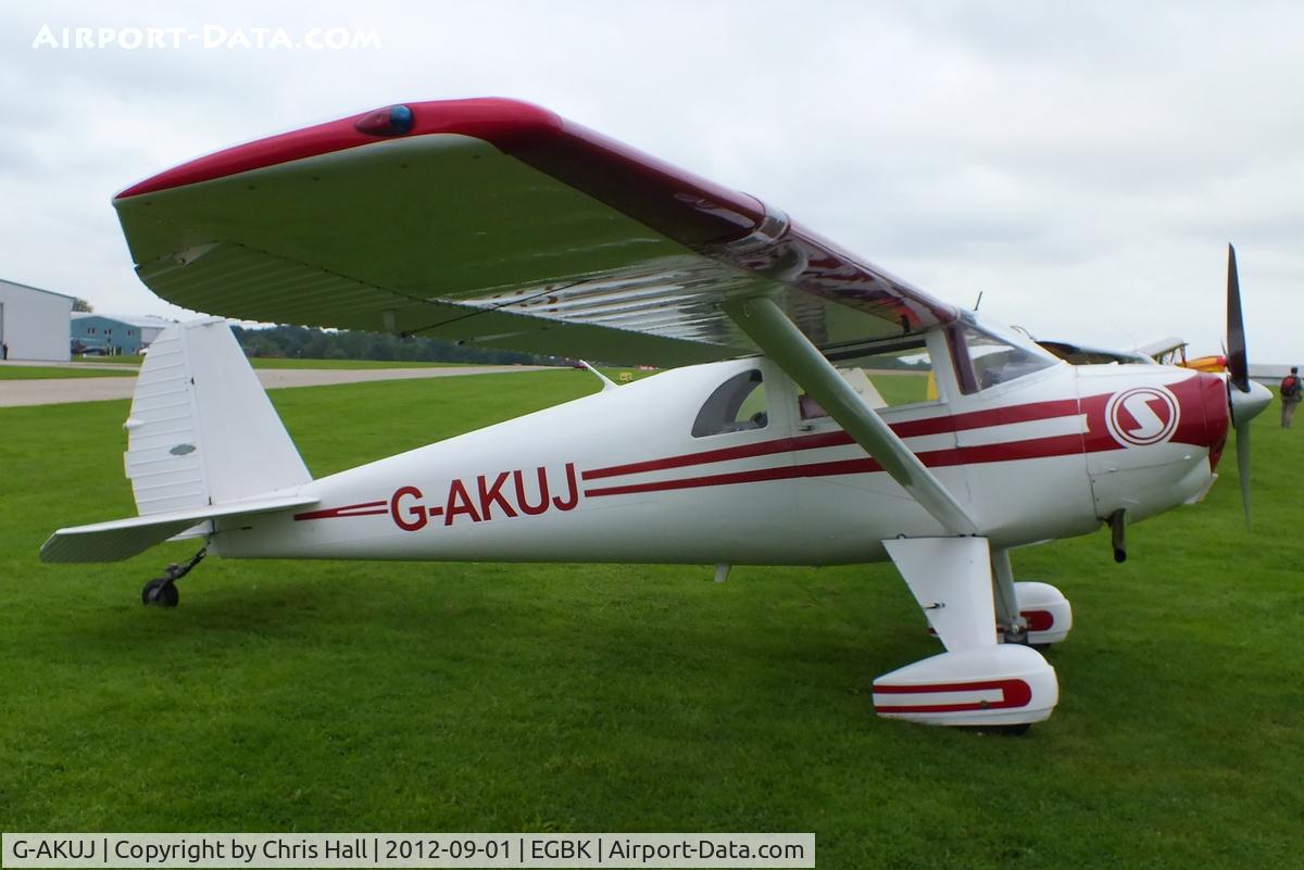 G-AKUJ, 1947 Luscombe 8E Silvaire C/N 5282, at the LAA Rally 2012, Sywell