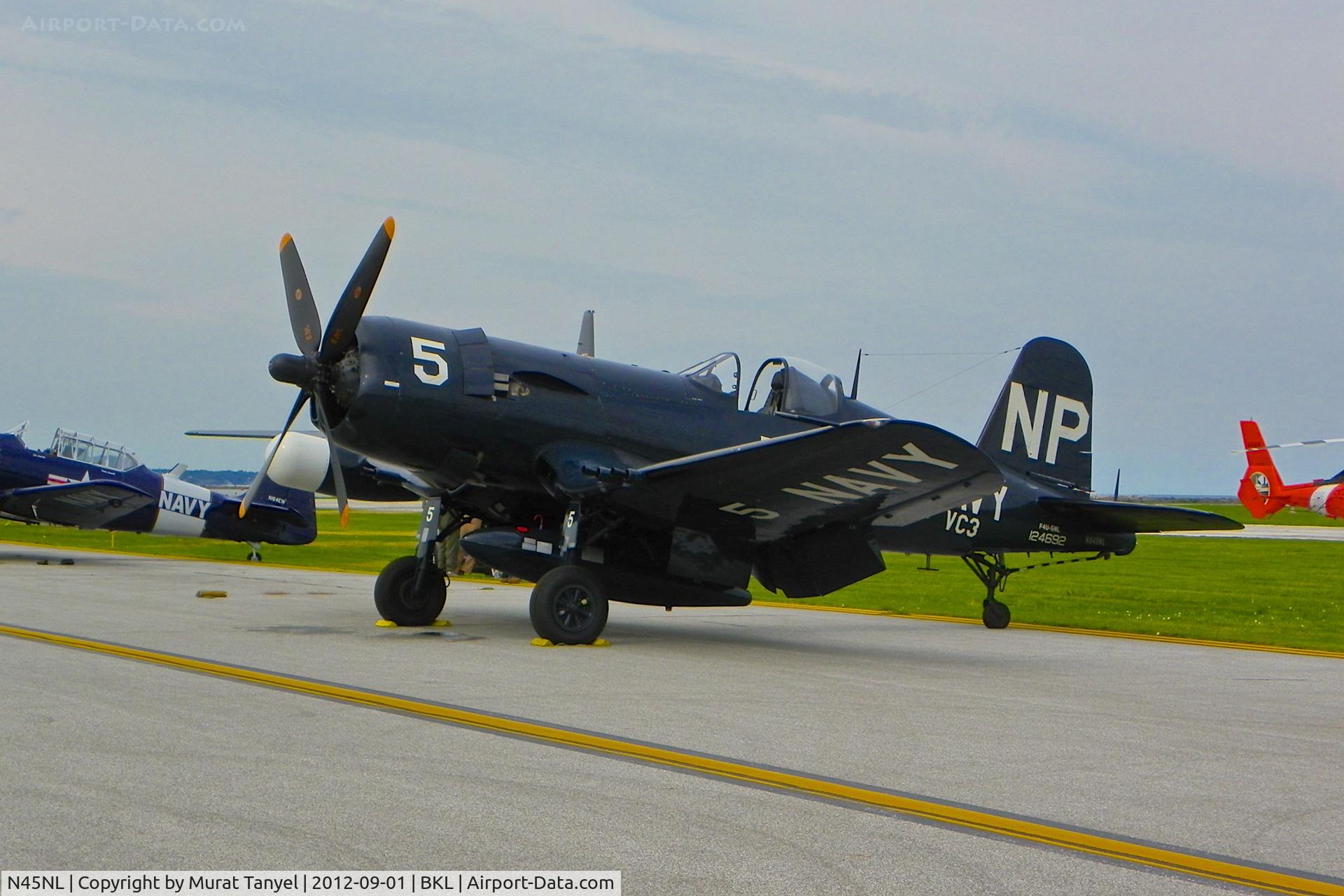 N45NL, 1951 Vought F4U-5NL Corsair C/N 124692, @ the 2012 Cleveland National Air Show