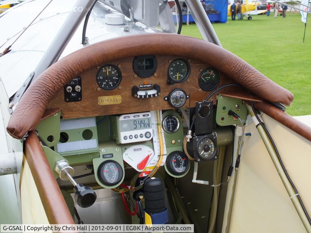 G-GSAL, 2008 Fokker EIII Replica C/N GS-101, at the LAA Rally 2012, Sywell
