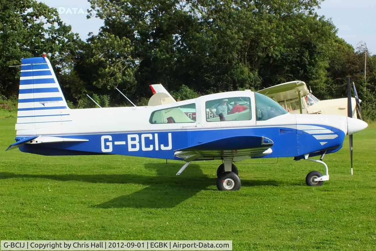 G-BCIJ, 1974 Grumman American AA-5 Traveler C/N AA5-0603, at the LAA Rally 2012, Sywell