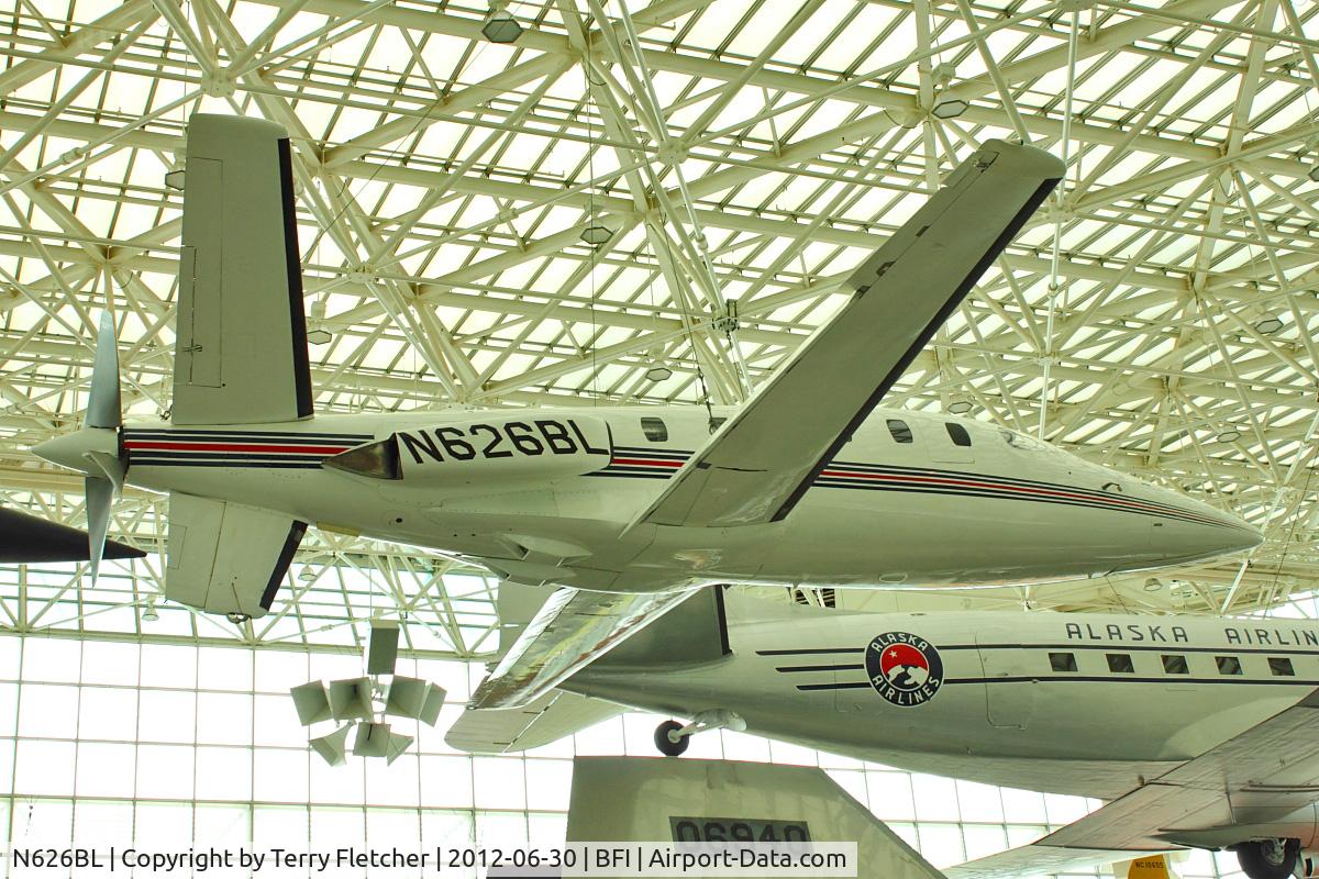N626BL, 1980 Lear Fan Limited LF 2100 C/N E001, 1980 Lear Fan Limited LF 2100, c/n: E001 in Seattle Museum of Flight