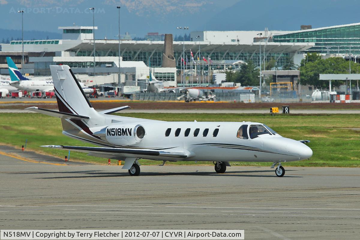 N518MV, 1981 Cessna 551 C/N 551-0046, 1981 Cessna 551, c/n: 551-0046 at Vancouver Int
