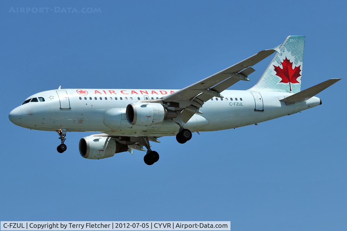 C-FZUL, 1997 Airbus A319-114 C/N 721, 1997 Airbus A319-114, c/n: 721
