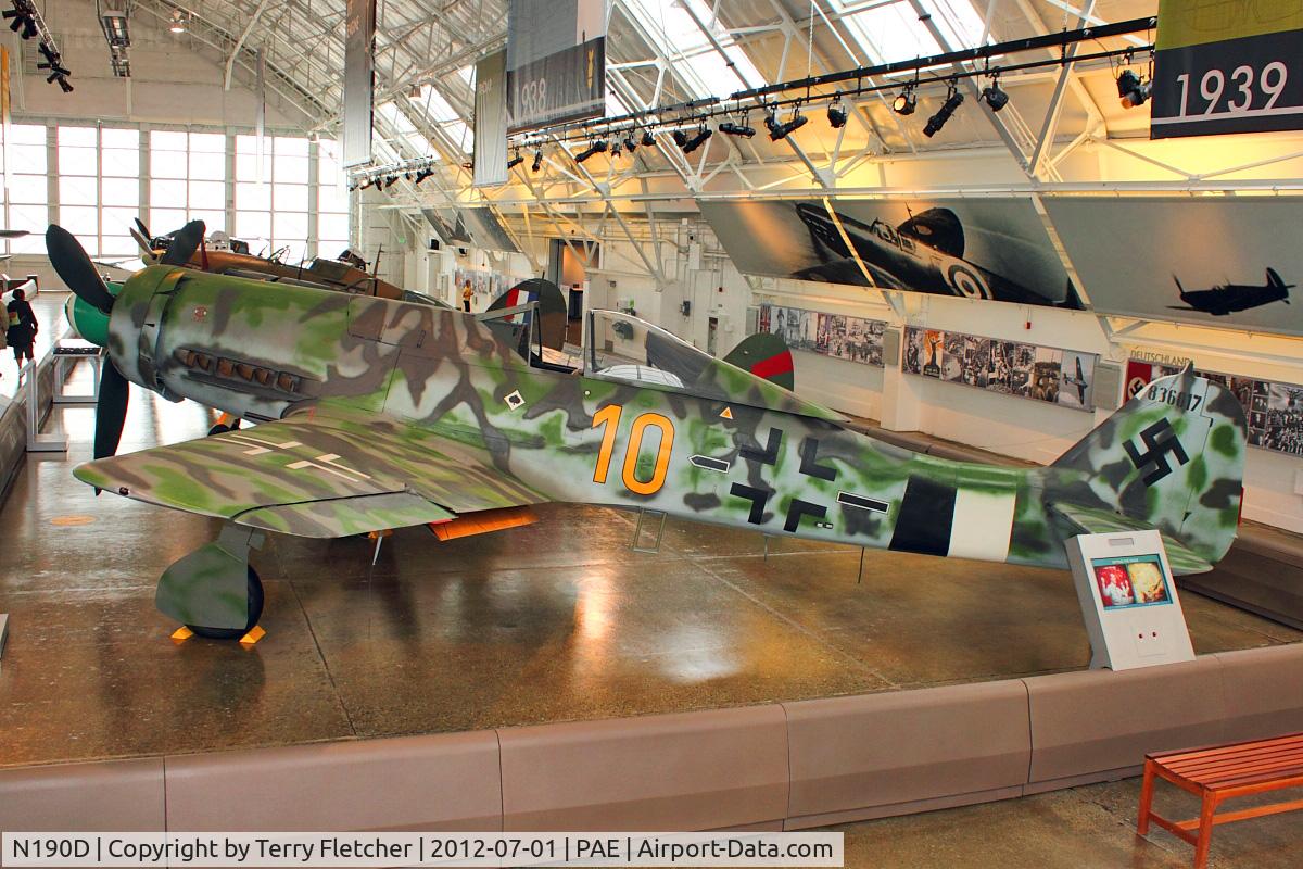N190D, 1974 Focke-Wulf TA-152 C/N 174013, 1974 Focke Wulf TA-152, c/n: 174013 with Paul Allen Warbirds