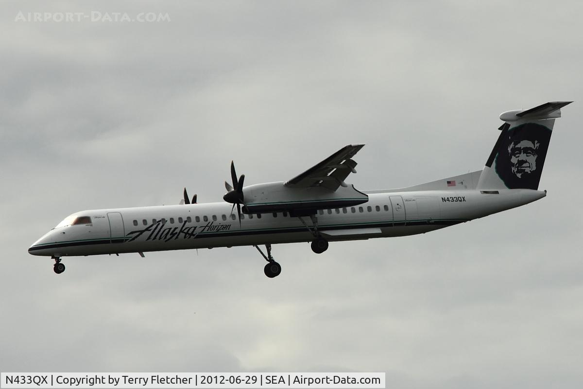N433QX, 2008 Bombardier DHC-8-402 Dash 8 C/N 4210, 2008 Bombardier DHC-8-402, c/n: 4210 at SeaTac