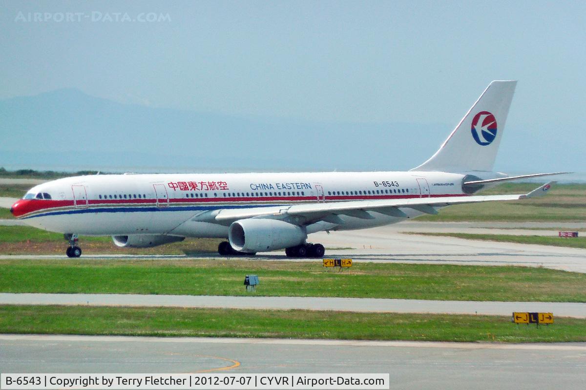 B-6543, 2011 Airbus A330-243 C/N 1280, 2011 Airbus A330-243, c/n: 1280 at Vancouver Int