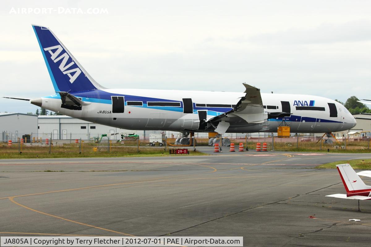 JA805A, 2010 Boeing 787-8 Dreamliner C/N 34514, Dreamliner 34505 Line 12 stored at Paine Field Everett - originally allocated  as JA805A - but that is now c/n 34514 - Line 31