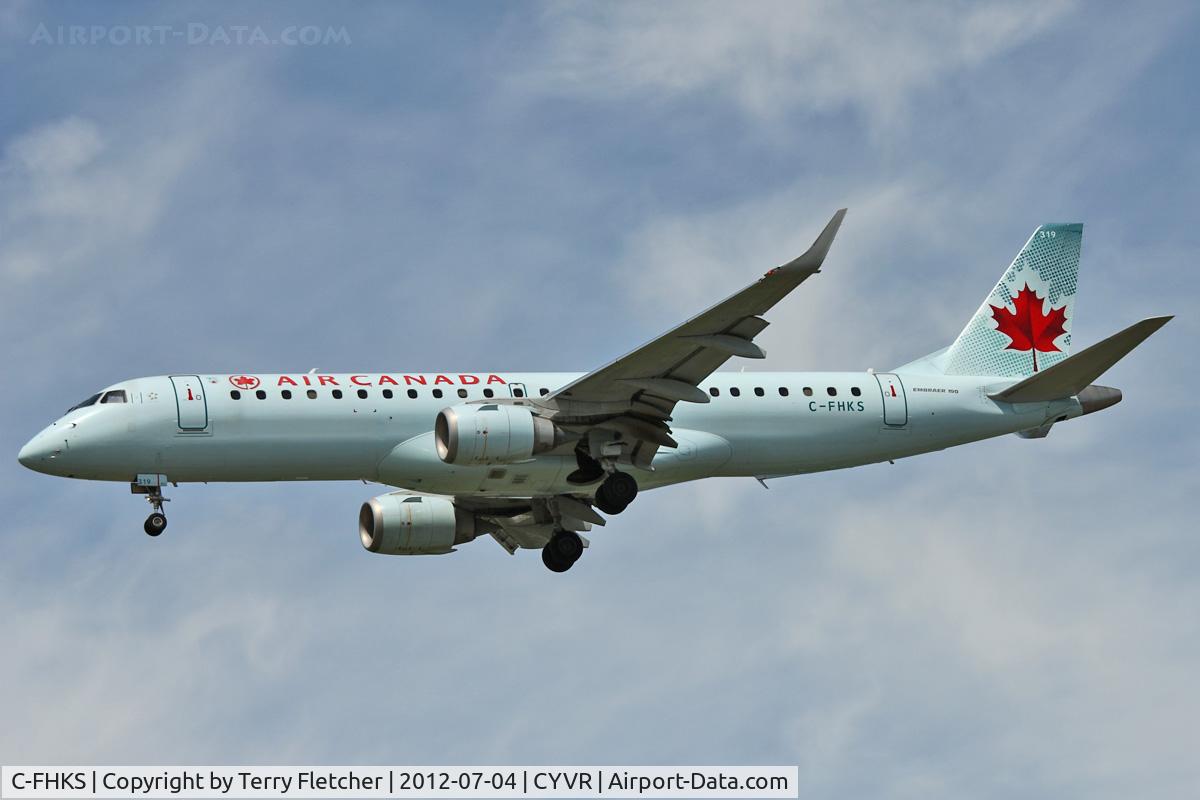 C-FHKS, 2007 Embraer 190AR (ERJ-190-100IGW) C/N 19000064, 2007 Embraer ERJ 190-100 IGW, c/n: 19000064