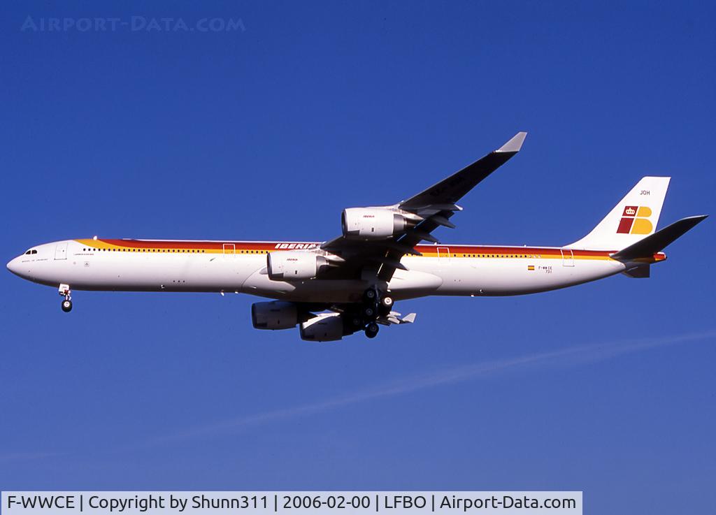 F-WWCE, 2006 Airbus A340-642 C/N 731, C/n 0731 - To be EC-JOH - W/o at UIO on 2007-11-09