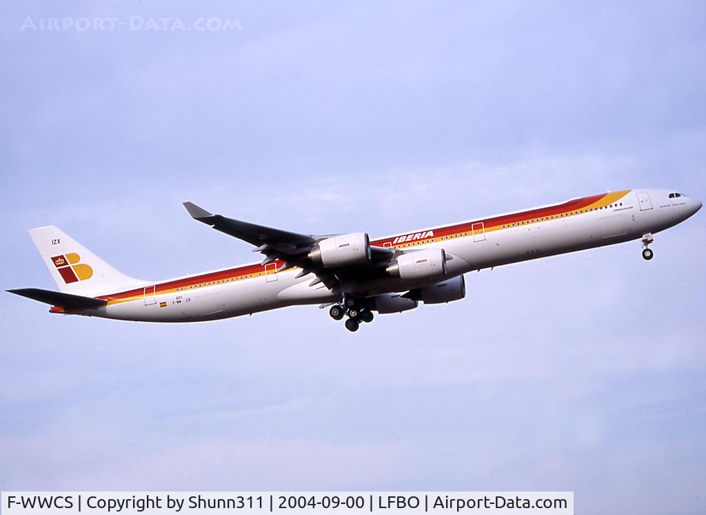 F-WWCS, 2004 Airbus A340-642 C/N 601, C/n 0601 - To be EC-IZX