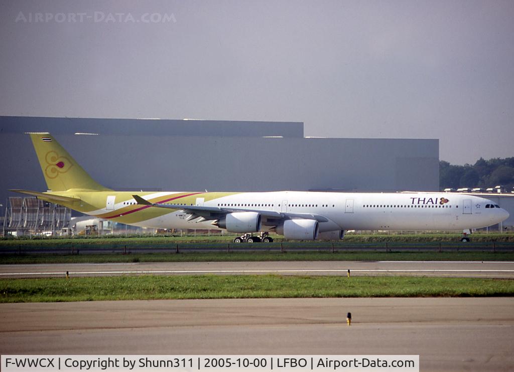 F-WWCX, 2005 Airbus A340-642 C/N 710, C/n 0710 - To be HS-TND not painted in full c/s