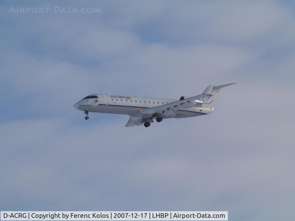D-ACRG, 2002 Bombardier CRJ-200ER (CL-600-2B19) C/N 7630, Ferihegy