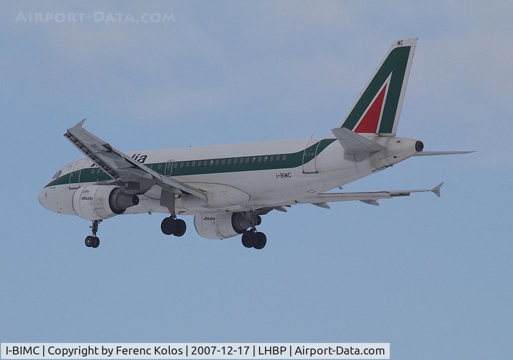 I-BIMC, 2003 Airbus A319-112 C/N 2057, Ferihegy