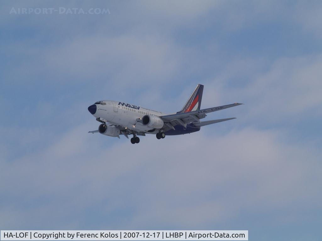 HA-LOF, 2003 Boeing 737-6Q8 C/N 29348, Ferihegy