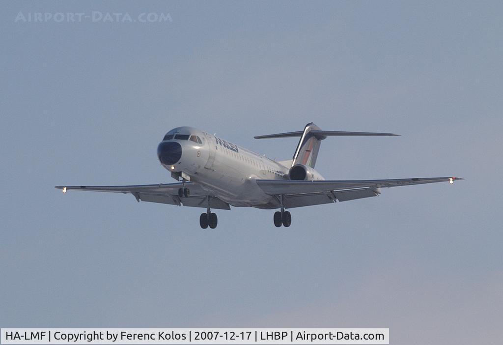 HA-LMF, 1996 Fokker 70 (F-28-0070) C/N 11571, Ferihegy