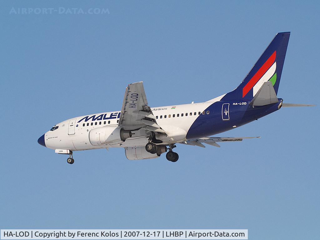 HA-LOD, 2003 Boeing 737-6Q8 C/N 28259, Ferihegy
