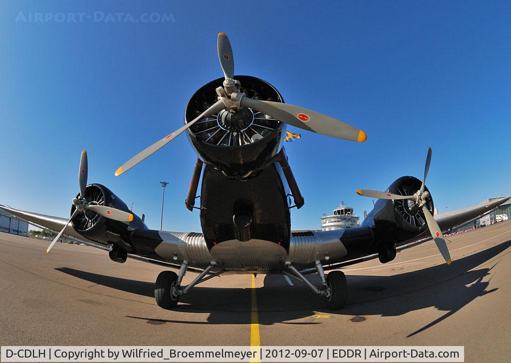 D-CDLH, 1936 Junkers Ju-52/3m C/N 130714, Taken with my new Nikkor Fisheye Lens 10.5mm f/2.8.