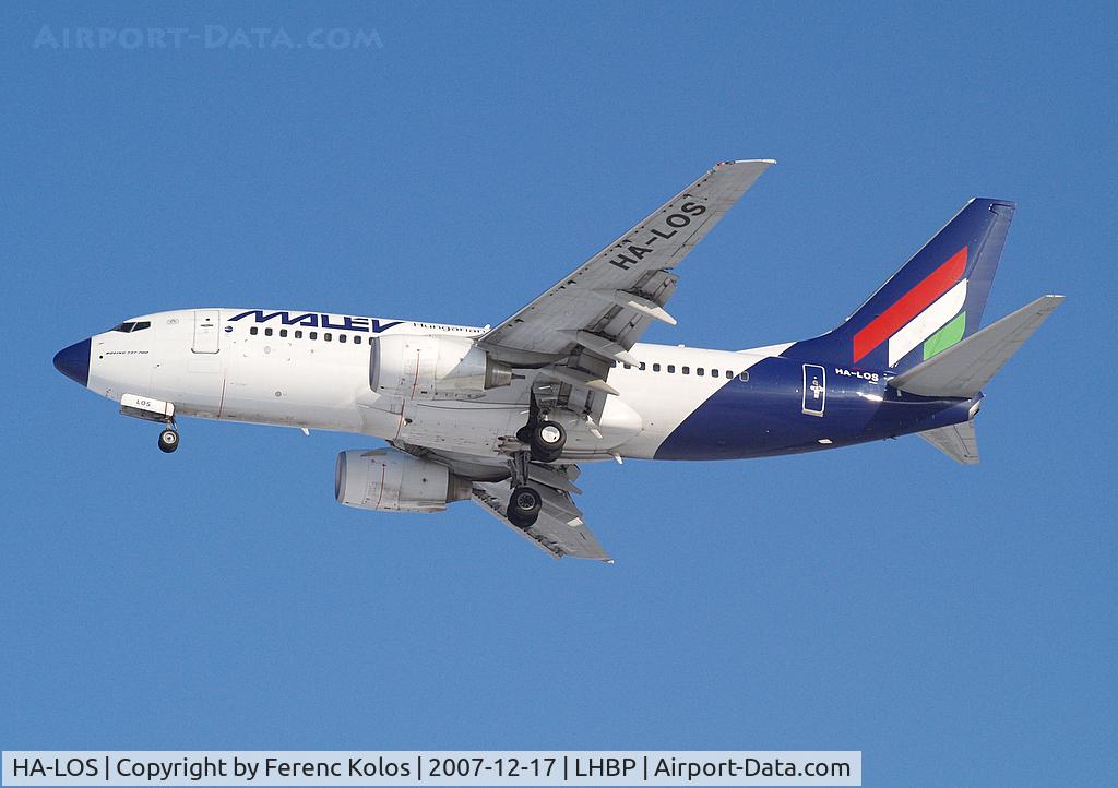 HA-LOS, 2005 Boeing 737-7Q8 C/N 29359, Ferihegy
