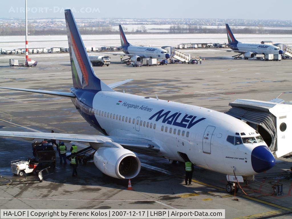 HA-LOF, 2003 Boeing 737-6Q8 C/N 29348, Ferihegy