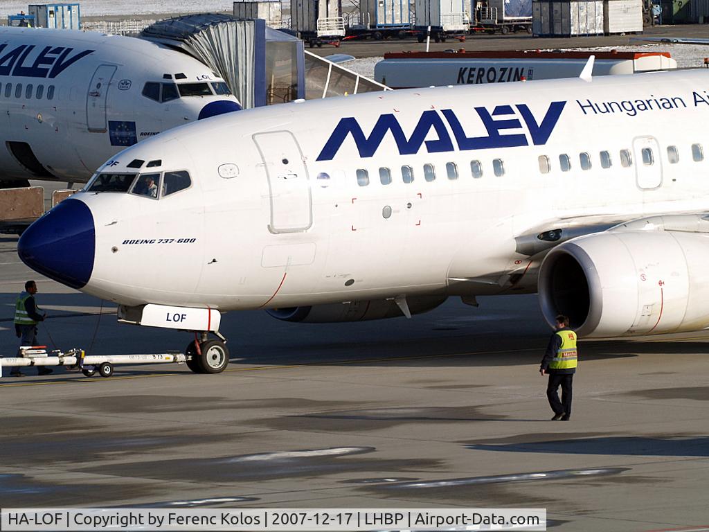 HA-LOF, 2003 Boeing 737-6Q8 C/N 29348, Ferihegy
