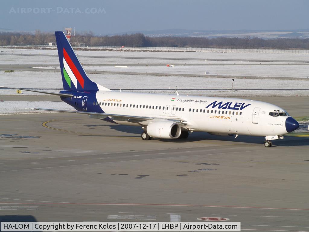 HA-LOM, 2004 Boeing 737-8Q8 C/N 30672, Ferihegy