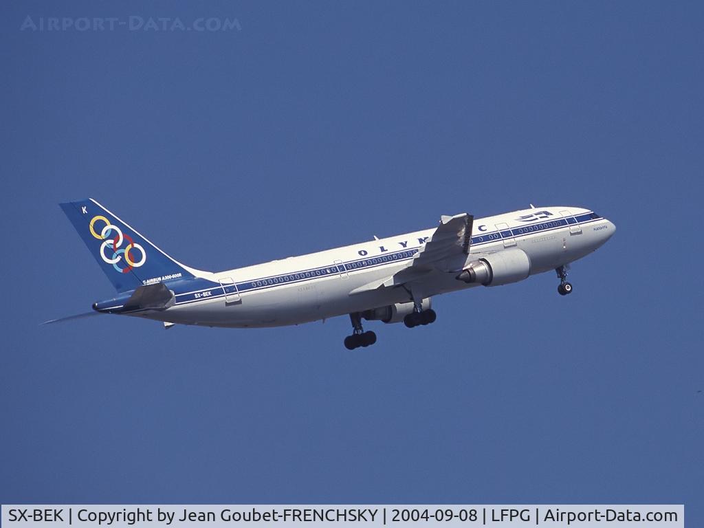 SX-BEK, 1992 Airbus A300B4-605R C/N 632, ex OAL [OA] Olympic Airlines, now IRA [IR] Iran Air EP-IBC