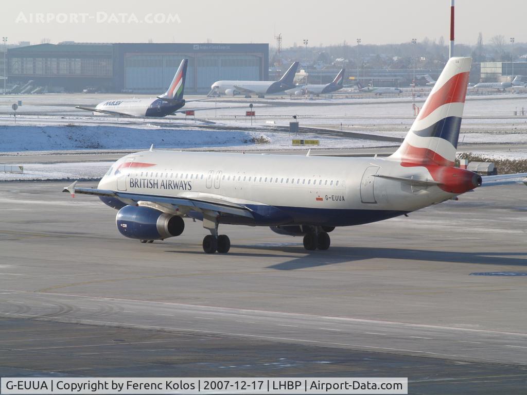 G-EUUA, 2001 Airbus A320-232 C/N 1661, Ferihegy