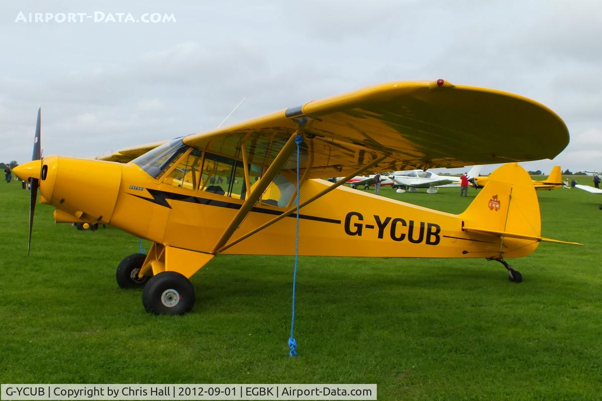 G-YCUB, 1993 Piper PA-18-150 Super Cub C/N 1809077, at the LAA Rally 2012, Sywell
