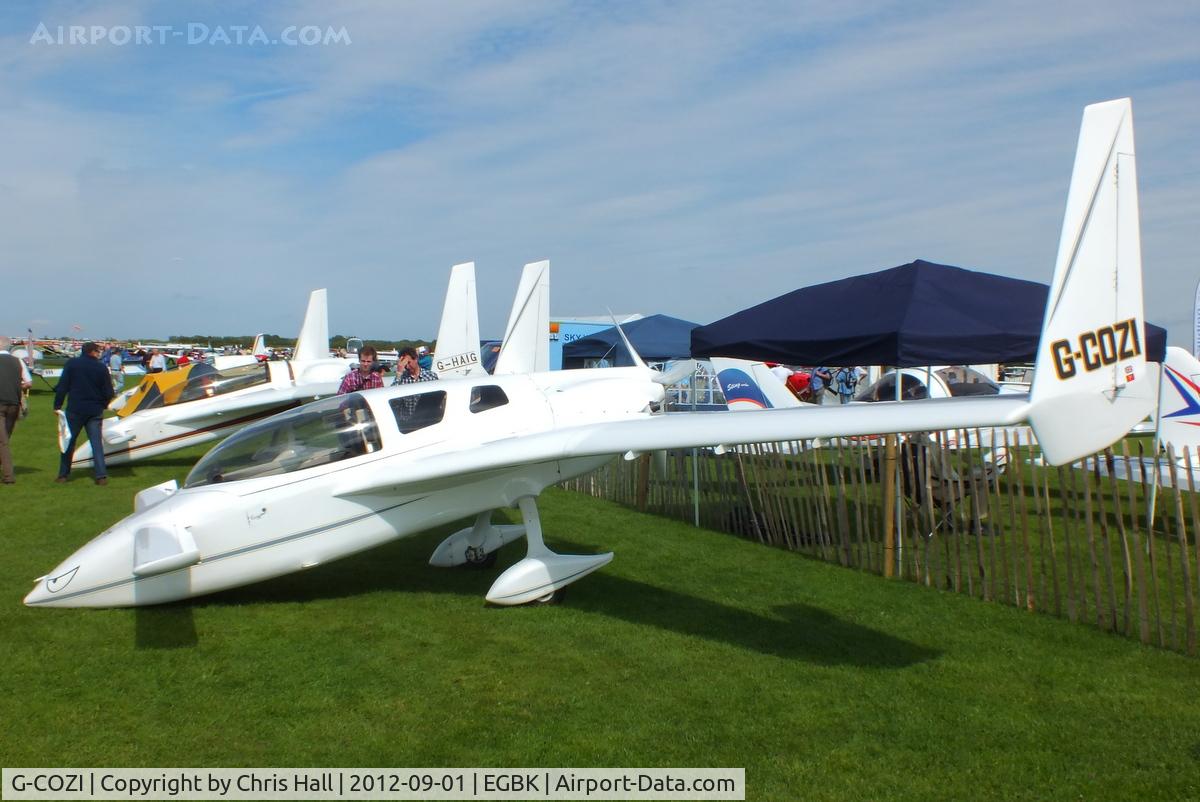 G-COZI, 1993 Co-Z Cozy Mark III C/N PFA 159-12162, at the LAA Rally 2012, Sywell