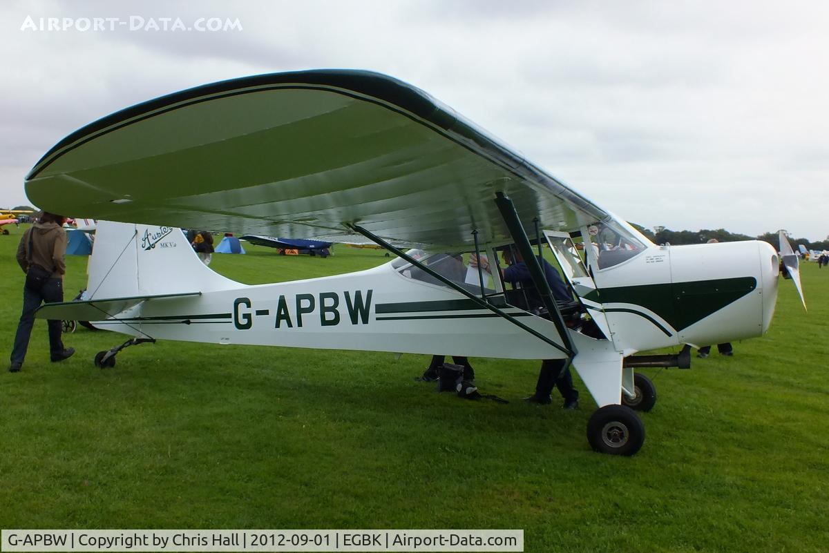 G-APBW, 1957 Auster 5A C/N 3405, at the LAA Rally 2012, Sywell