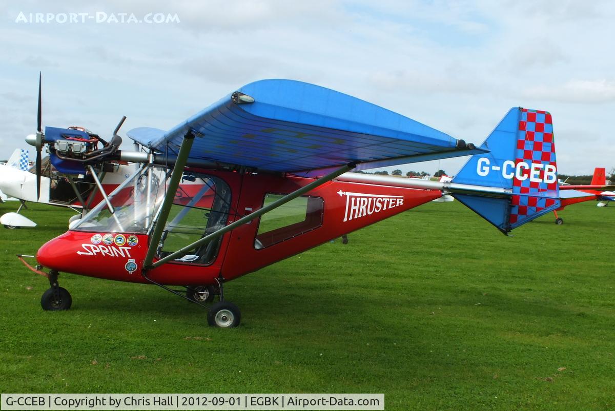 G-CCEB, 2003 Thruster T600N 450 C/N 0035-T600N-085, at the LAA Rally 2012, Sywell