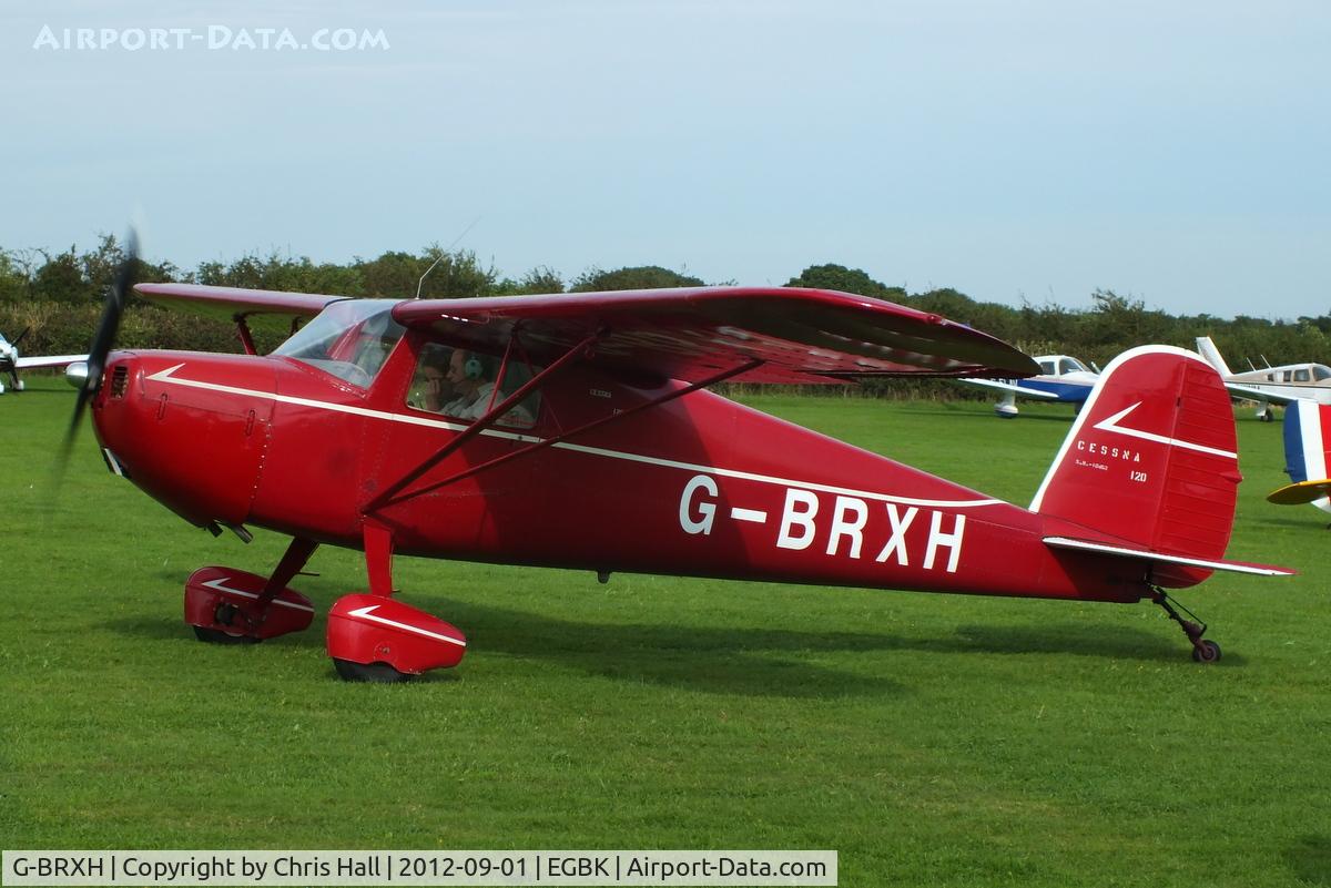 G-BRXH, 1946 Cessna 120 C/N 10462, at the LAA Rally 2012, Sywell