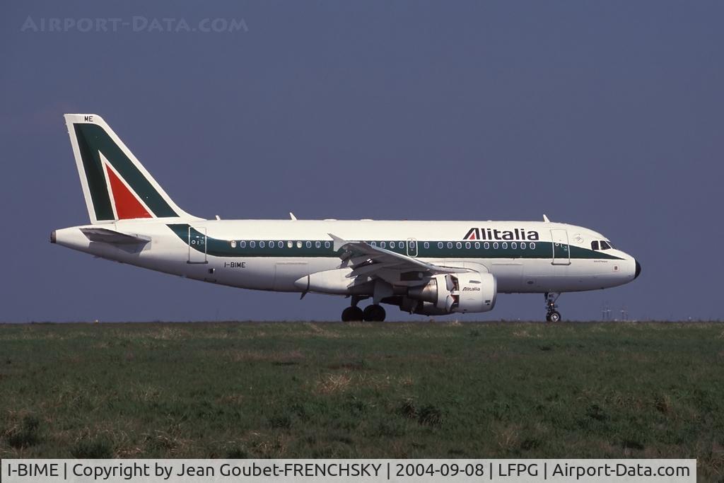 I-BIME, 2002 Airbus A319-112 C/N 1740, AZA [AZ] Alitalia, now EI-BIME