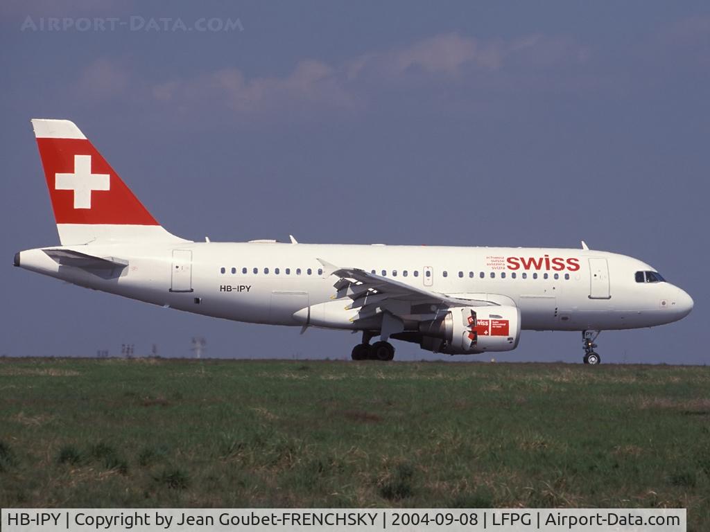 HB-IPY, 1996 Airbus A319-112 C/N 621, SWR [LX] Swiss International Air Lines