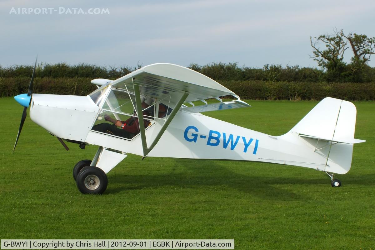 G-BWYI, 1997 Denney Kitfox Mk3 C/N PFA 172-12143, at the LAA Rally 2012, Sywell