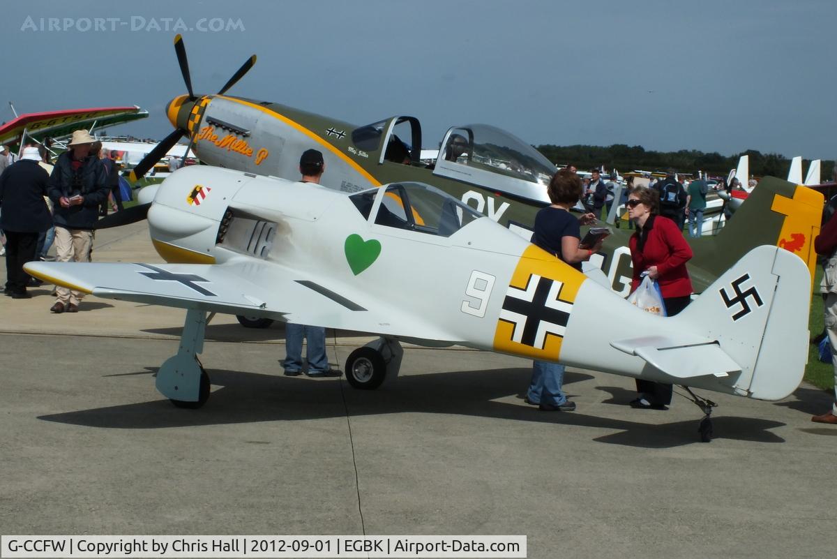 G-CCFW, 2003 WAR Focke-Wulf 190 C/N PFA 081-12729, at the at the LAA Rally 2012, Sywell