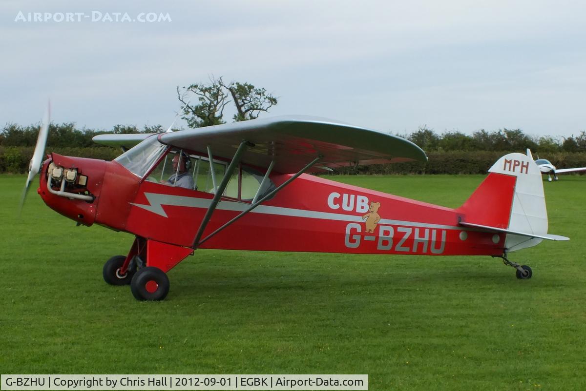 G-BZHU, 1982 Wag-Aero Sport Trainer C/N AACA/351, at the at the LAA Rally 2012, Sywell