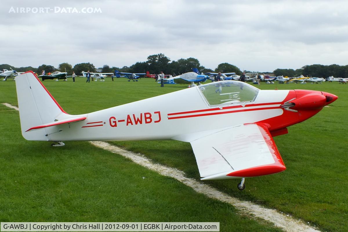 G-AWBJ, 1968 Sportavia-Putzer Fournier RF-4D C/N 4055, at the at the LAA Rally 2012, Sywell
