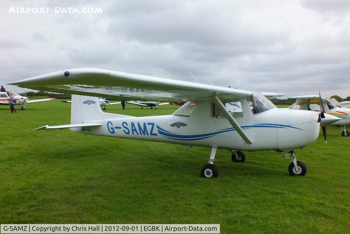 G-SAMZ, 1964 Cessna 150D C/N 150-60536, at the at the LAA Rally 2012, Sywell