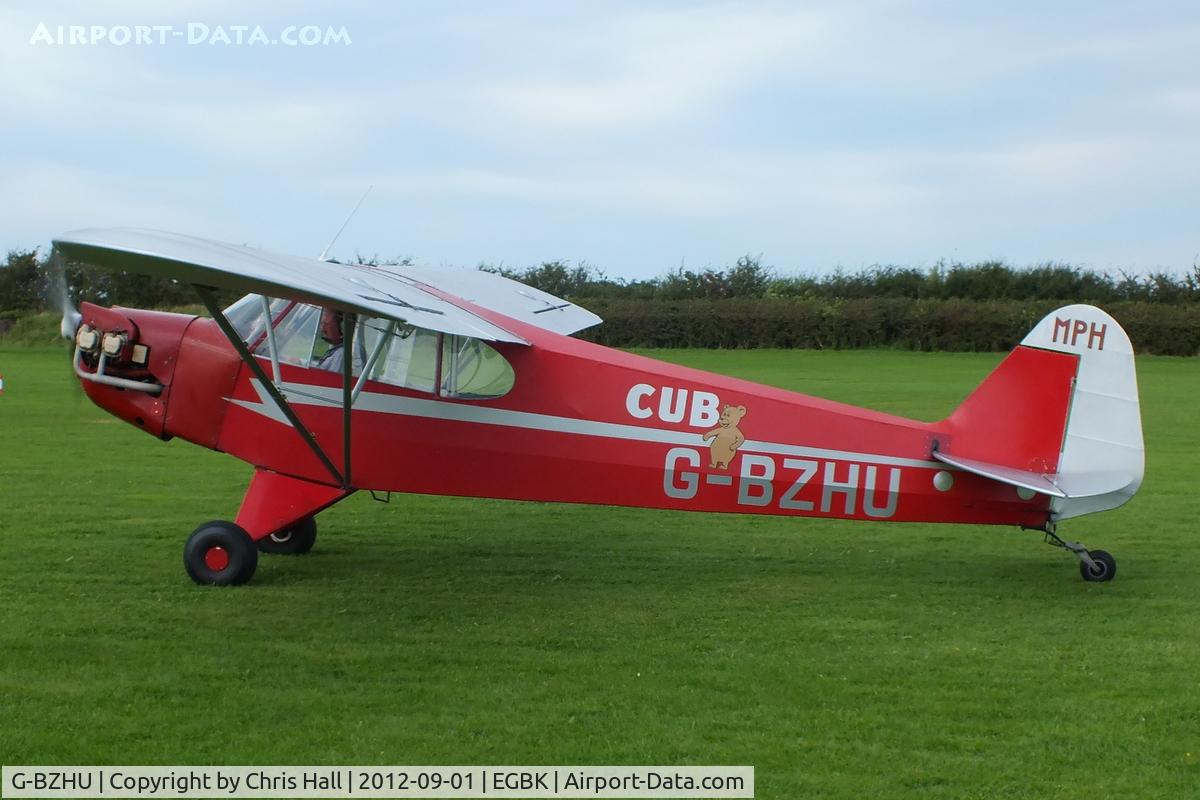 G-BZHU, 1982 Wag-Aero Sport Trainer C/N AACA/351, at the at the LAA Rally 2012, Sywell