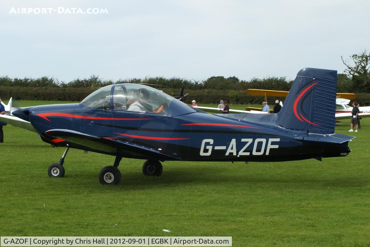 G-AZOF, 1972 AESL Glos-Airtourer Super 150/T5 C/N A549, at the at the LAA Rally 2012, Sywell