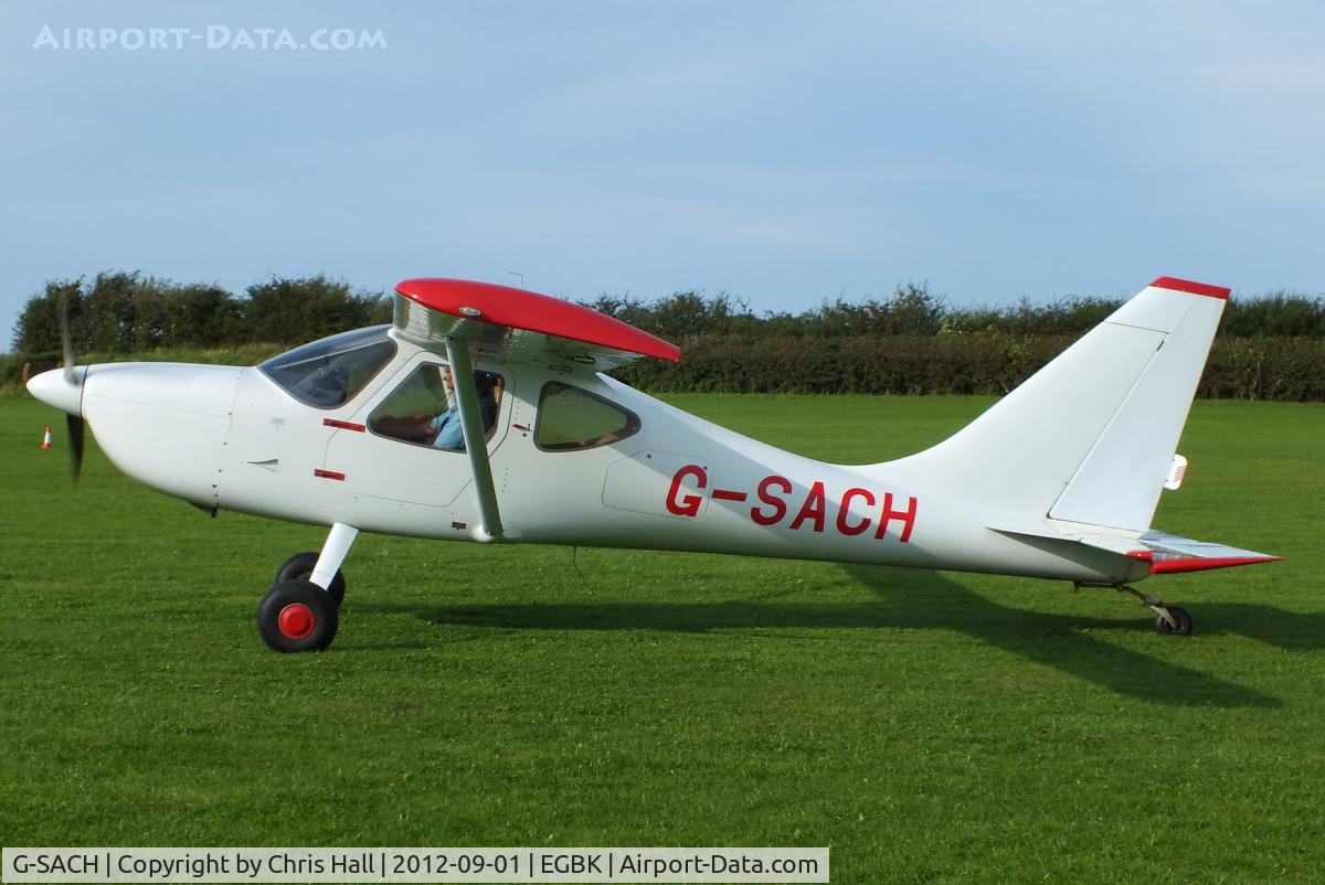 G-SACH, 2002 Stoddard-Hamilton Glastar C/N PFA 295-13088, at the at the LAA Rally 2012, Sywell